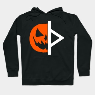 Halloween 6 pumpkin / thorn symbol (thurisaz) Hoodie